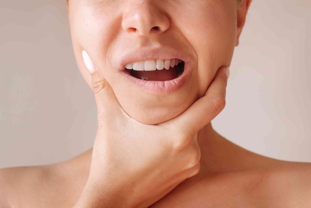Woman with TMD